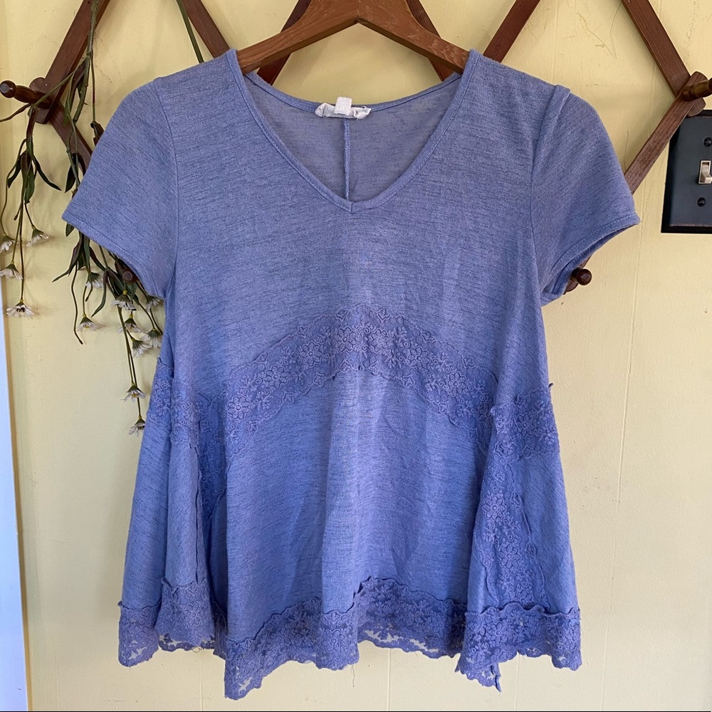 Cloud Chaser Lace Detail Top
